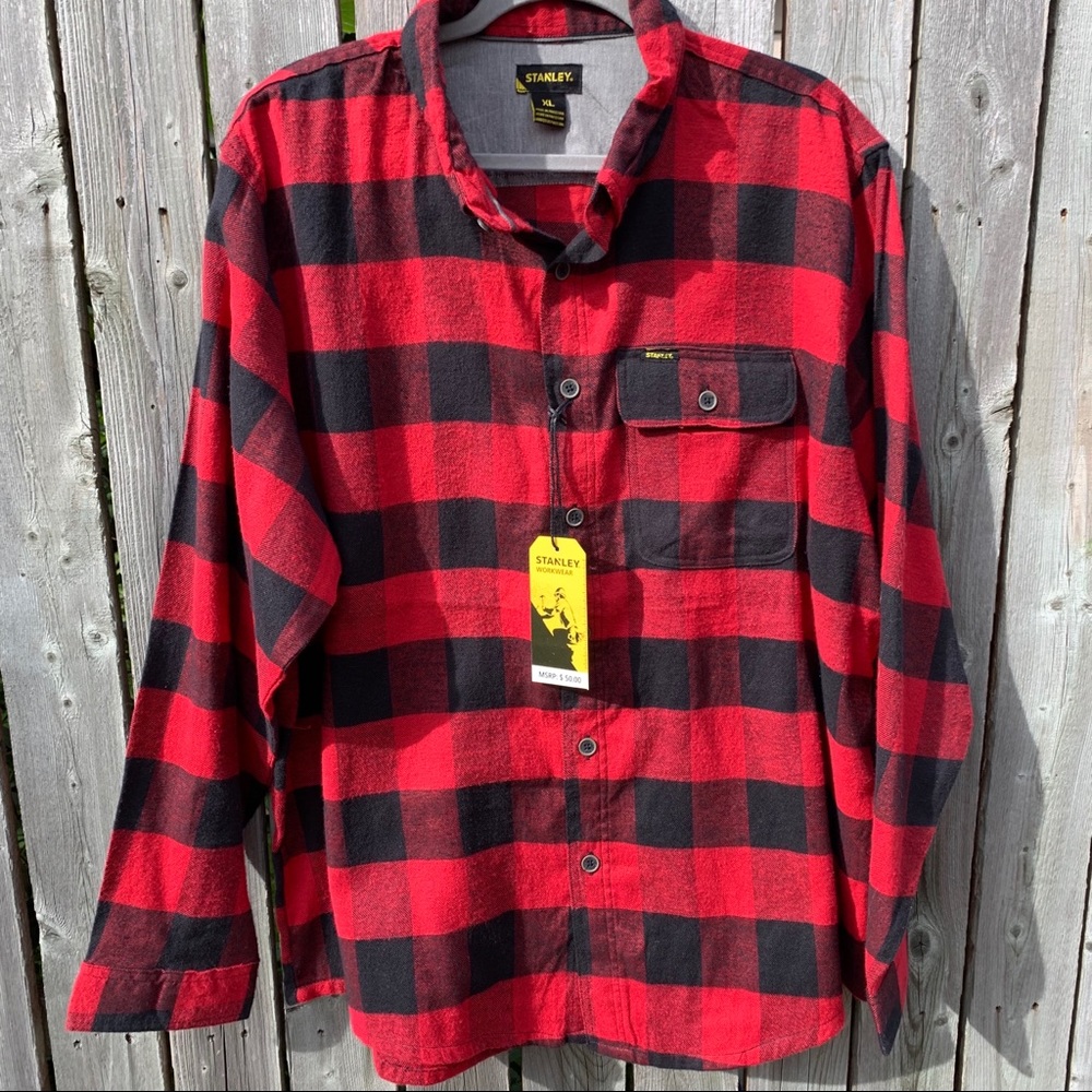 NWT- Stanley Workwear Flannel Men’s